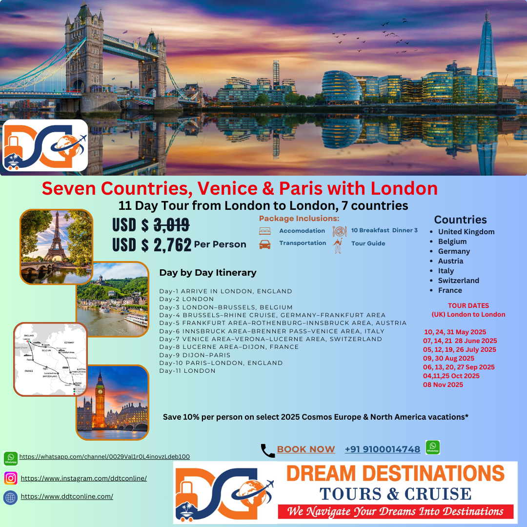 Seven Countries, Venice & Paris with London_4425