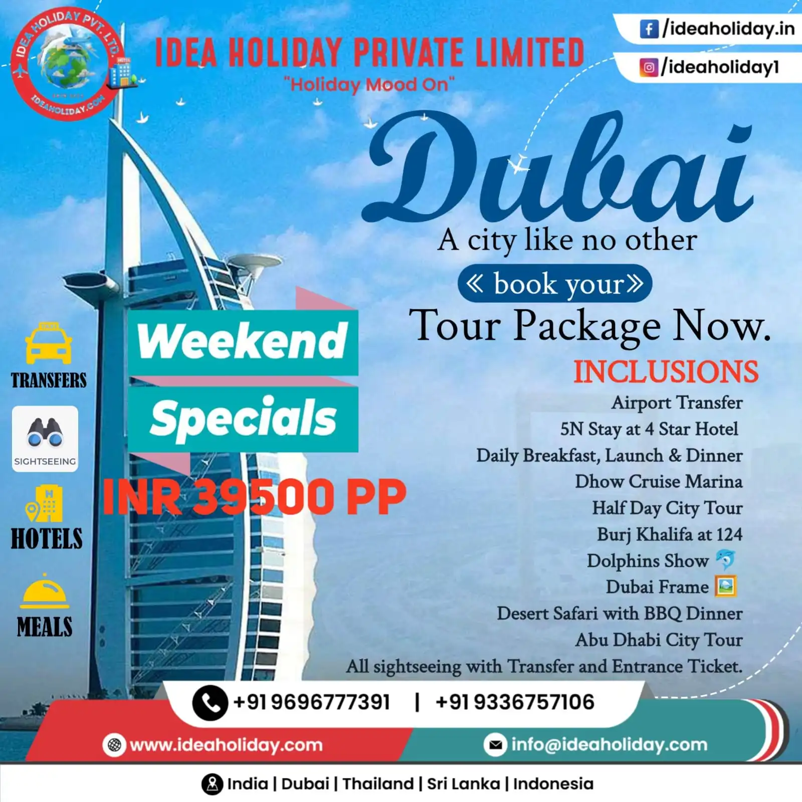 Dubai Fixed Departure Itinerary and Price